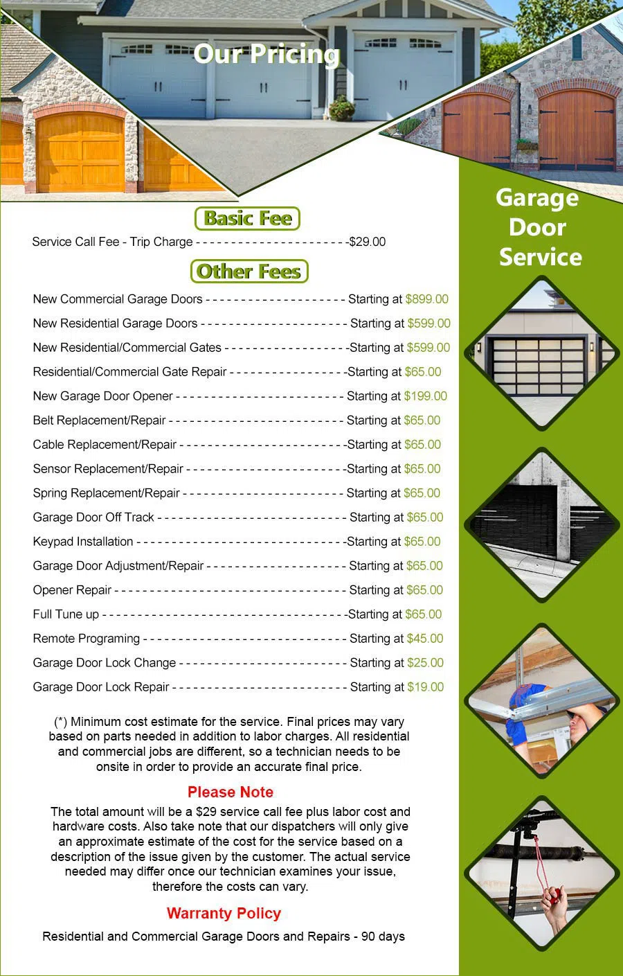 Galaxy Garage Door Service Cumming, GA 770-800-1755